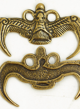 纯铜蝙蝠招财家居摆件横梁福鼠