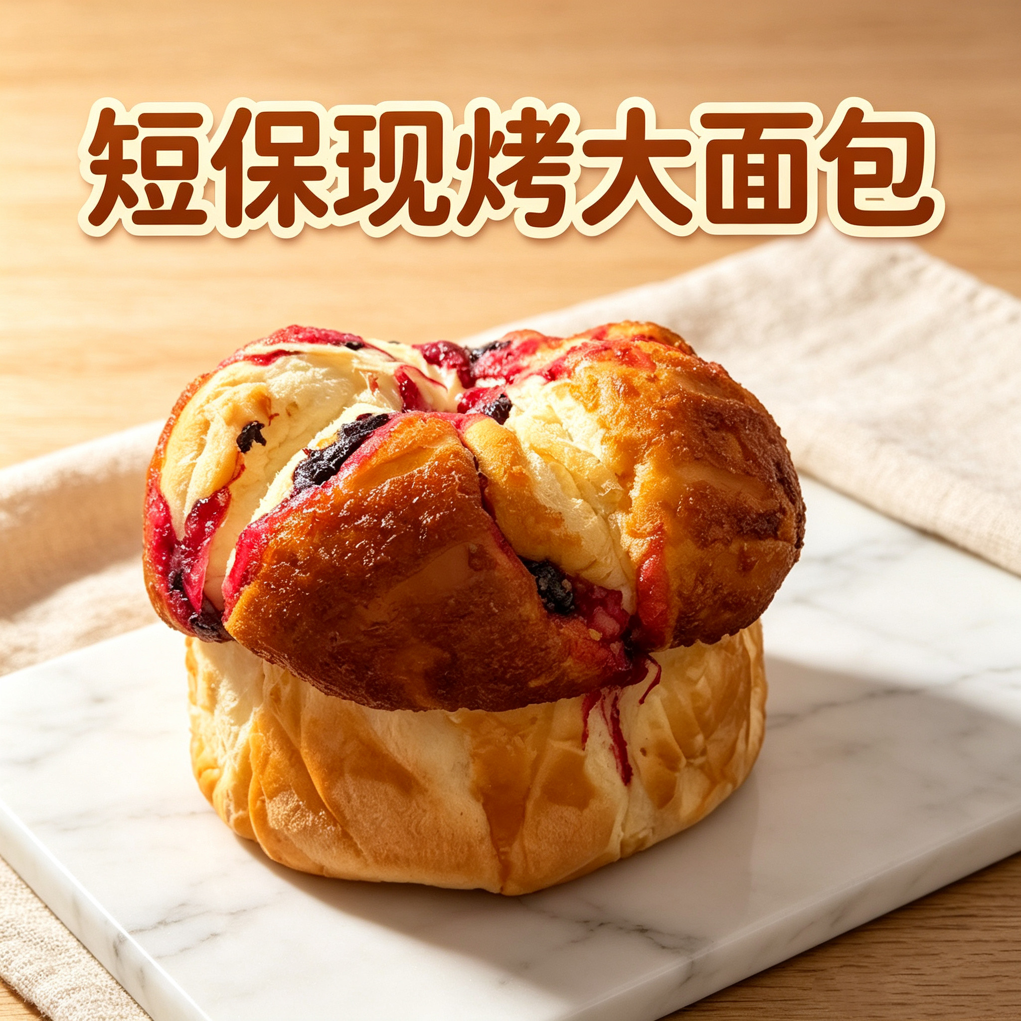 椰蓉蓝莓奶酪面包新鲜短保现烤面包大份量家庭装