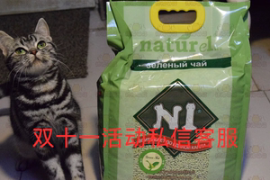 萌喵澳大利亚1天绿茶整箱猫沙