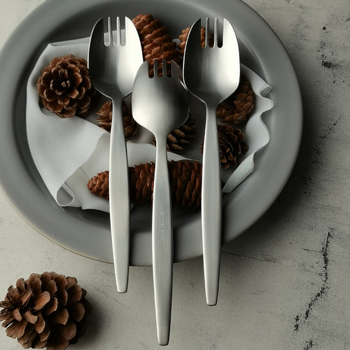 一体锻造沙拉叉勺PurfiPerli