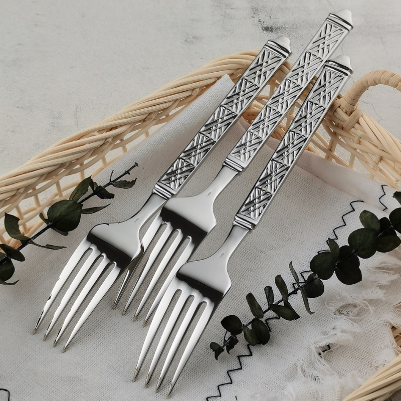 伦特主餐叉意面叉子精美田园风