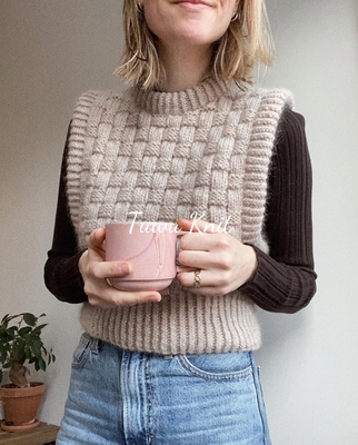 科沙文背心编织中文图解文字说明