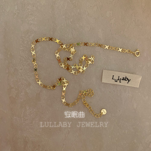 爆闪S925纯银简约叠戴毛衣链