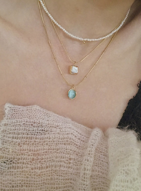 女个性简约项链不掉色百搭叠戴