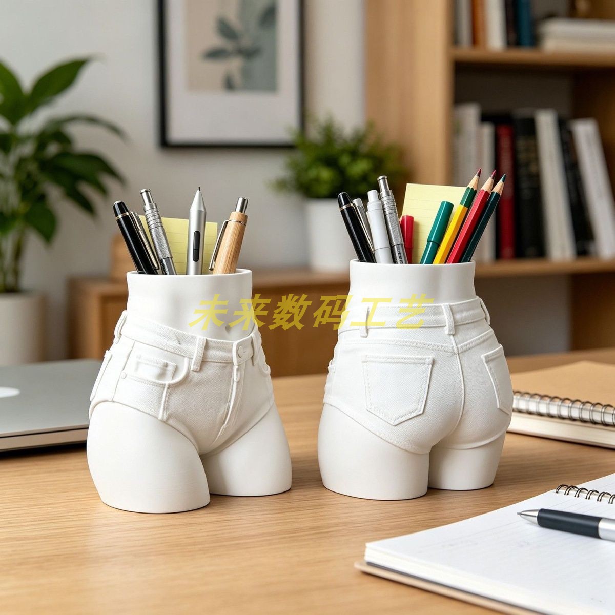 3D打印创意臀部造型笔筒收纳图片