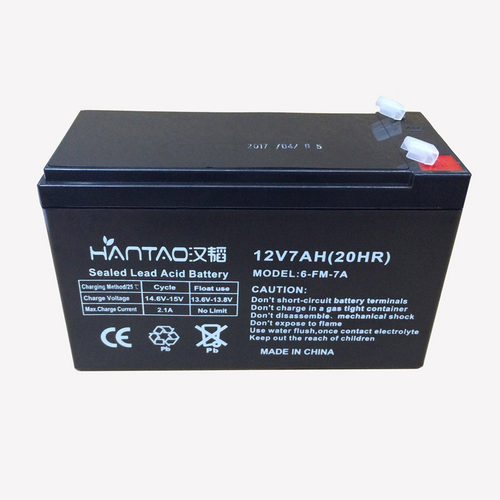 汉韬12V7AH铅酸蓄电池门禁电瓶