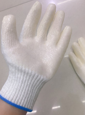 大白胶链条玻璃防滑耐磨包邮手套