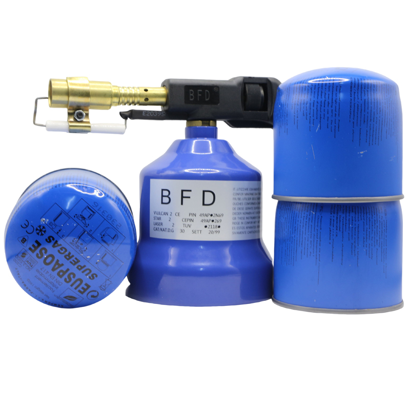 石油气高温焊接小蓝色瓶