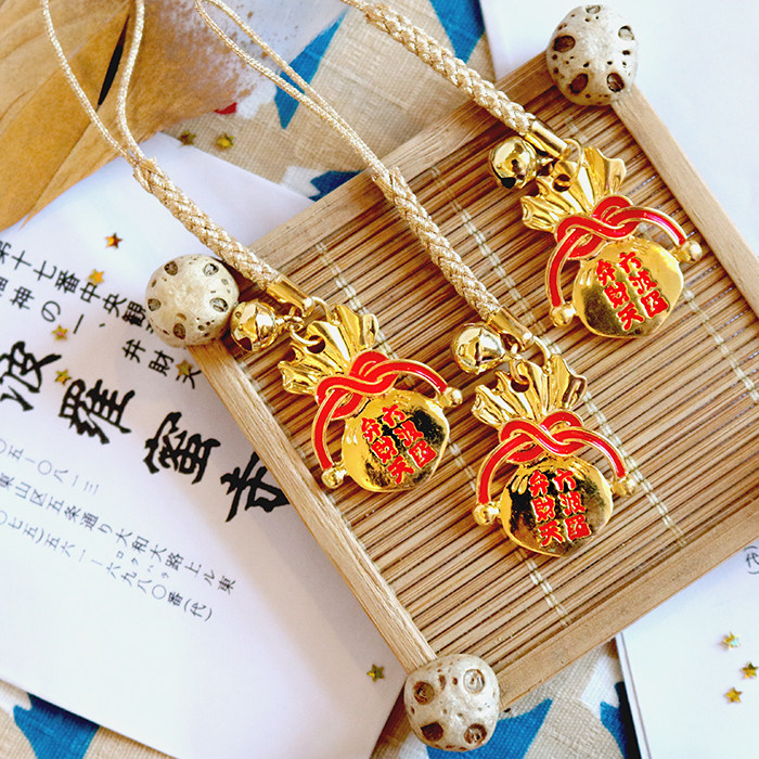 日本六波罗蜜御守 金属挂件 礼物包挂件钥匙扣手机链