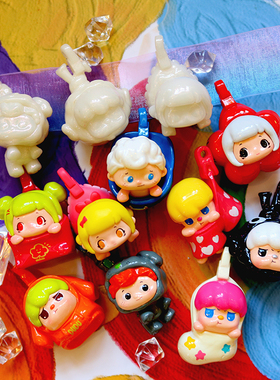 晾仔晾女全明星系列挂件萌粒盲盒letsvan又梨pidol可爱节日礼物