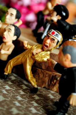 搞笑艺人猥琐大叔diy配件模型