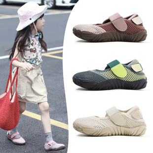 儿童运动鞋2026夏季新款女童凉鞋薄款男童鞋子赤足网鞋单网面透气