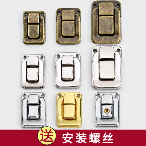 太平搭扣铁皮礼品盒暗箱