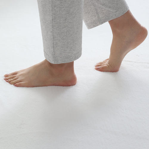 白色ins风直播间摄影全铺地垫