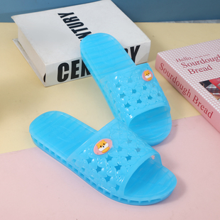 拖鞋女室内家用水晶果冻凉拖鞋夏浴室防滑软底舒适家居防臭洗澡鞋