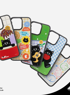 Jascent原创可爱插画立体效果磁吸magsafe保护壳16Pro适用苹果iPhone16ProMax手机壳15Pro保护套