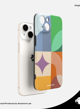 几何色块撞色法式小众复古iPhone12pro设计ins风适用于苹果手机壳