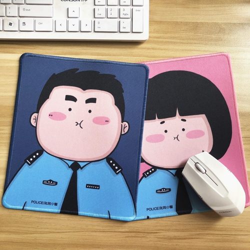 叱咤小警胖蜀黍鼠标垫耐脏可水洗