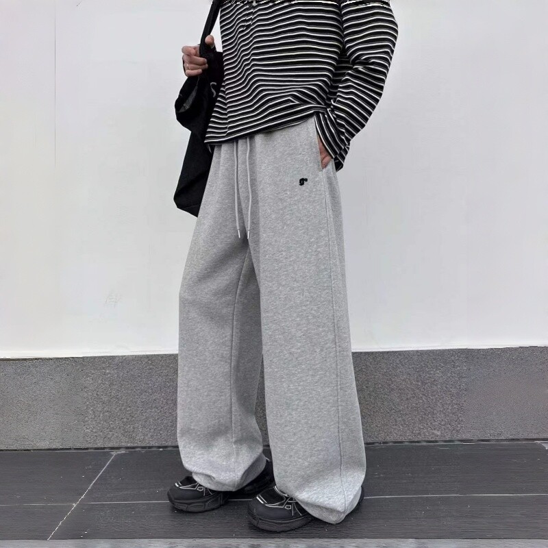小莫燕子男大童秋季直筒运动卫裤