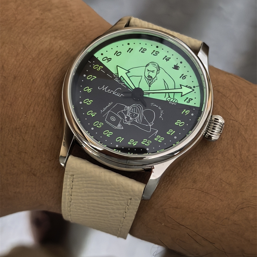 原创设计24小时自动机械表