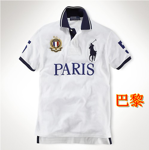 thumbnail for Summer Classic City Edition Men's Sports Polo Shirt T-Shirt Lapel Alphabet Embroidery Vintage Casual Short Sleeve T-shirt