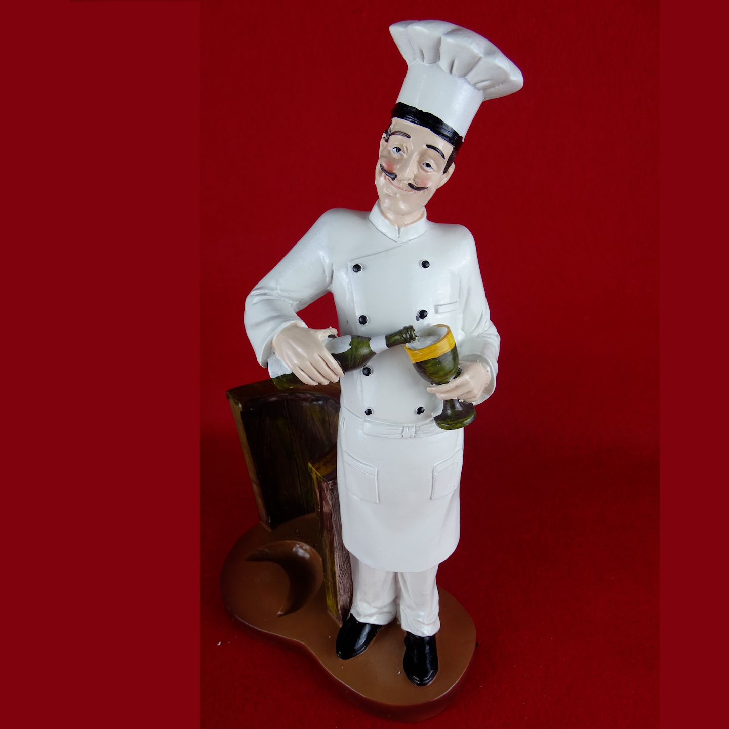 欧式厨师人物雕塑摆件餐桌装饰品厨房用品工艺品