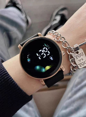 青少年手表男款夜光运动电子表高颜值ins学院风男孩女初 高中学生