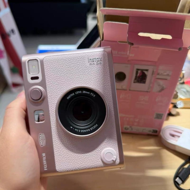 日本富士minievo拍立得粉色新款