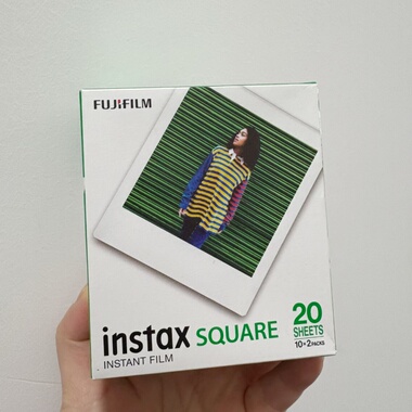 富士拍立得SQ方形相纸 一次成像SQ通用胶卷 SQ10 SQ1 SQ6日本制造