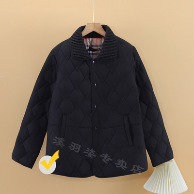 妈妈冬装新款羽绒棉衣加厚保暖棉袄中老年女洋气短款翻领棉服外套