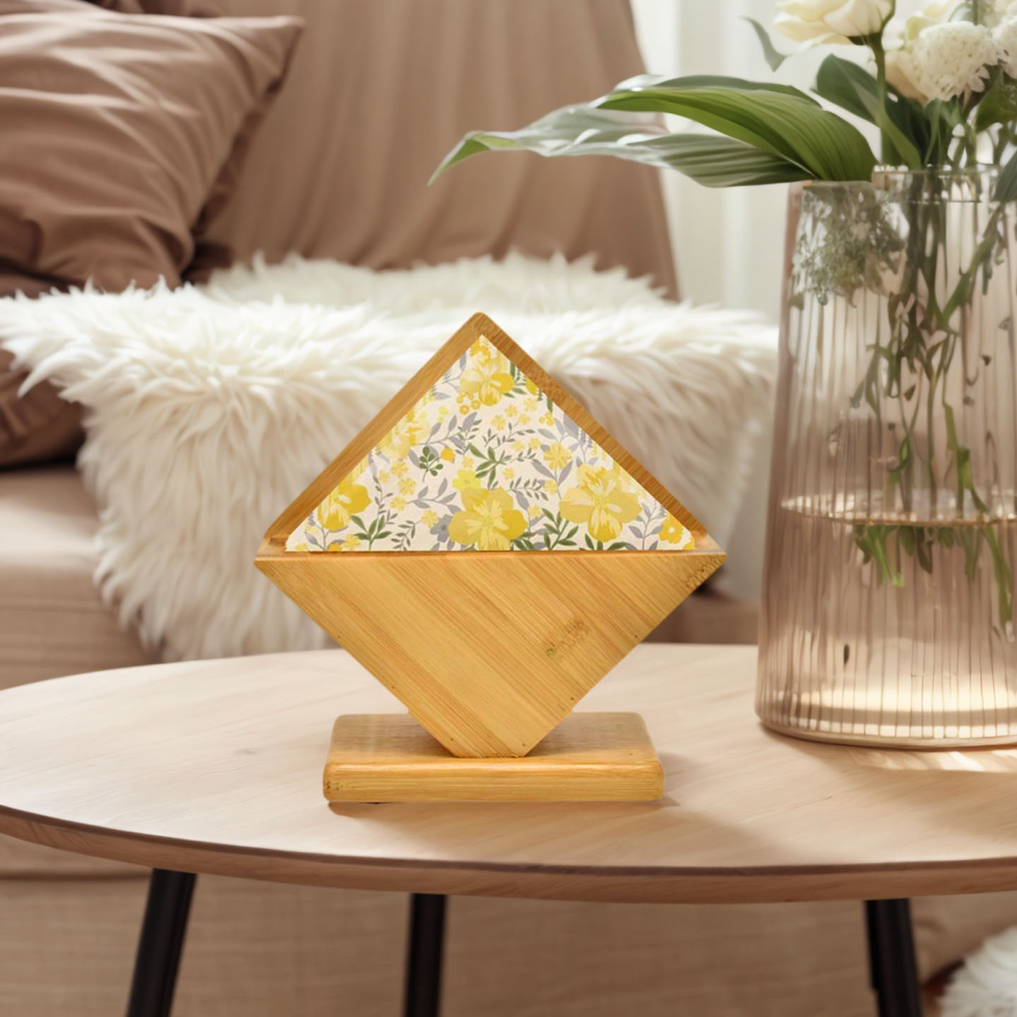 厨房桌面立式纸巾收纳盒