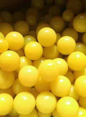 聚氨酯新款黄色实心球硅胶球高弹耐腐蚀耐磨球振动筛清理油封用