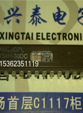 AM29CPL154H-30DC  镜条 进口电子集成双列28直插脚DIP陶瓷封装