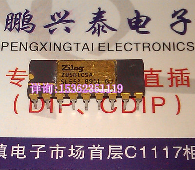 Zilog  Z8581CSA  SL552  镀金面 进口双列18直插脚DIP陶瓷封装