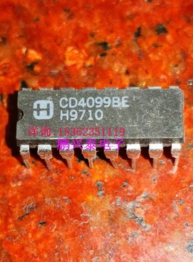 CD4099BE  进口双列16直插脚IC集成电路电子元件 CD4099  PDIP16