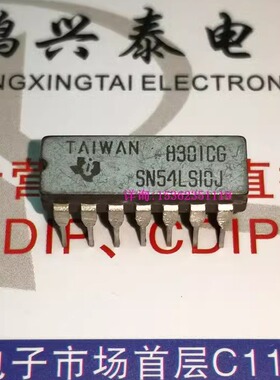 74LS10  54LS10  SN54LS10J  进口双列14直插脚 陶瓷封装 CDIP14