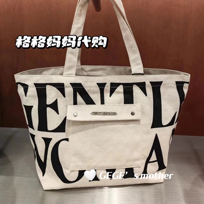 泰国代购Gentlewoman帆布包mini手提单肩斜挎托特包可爱