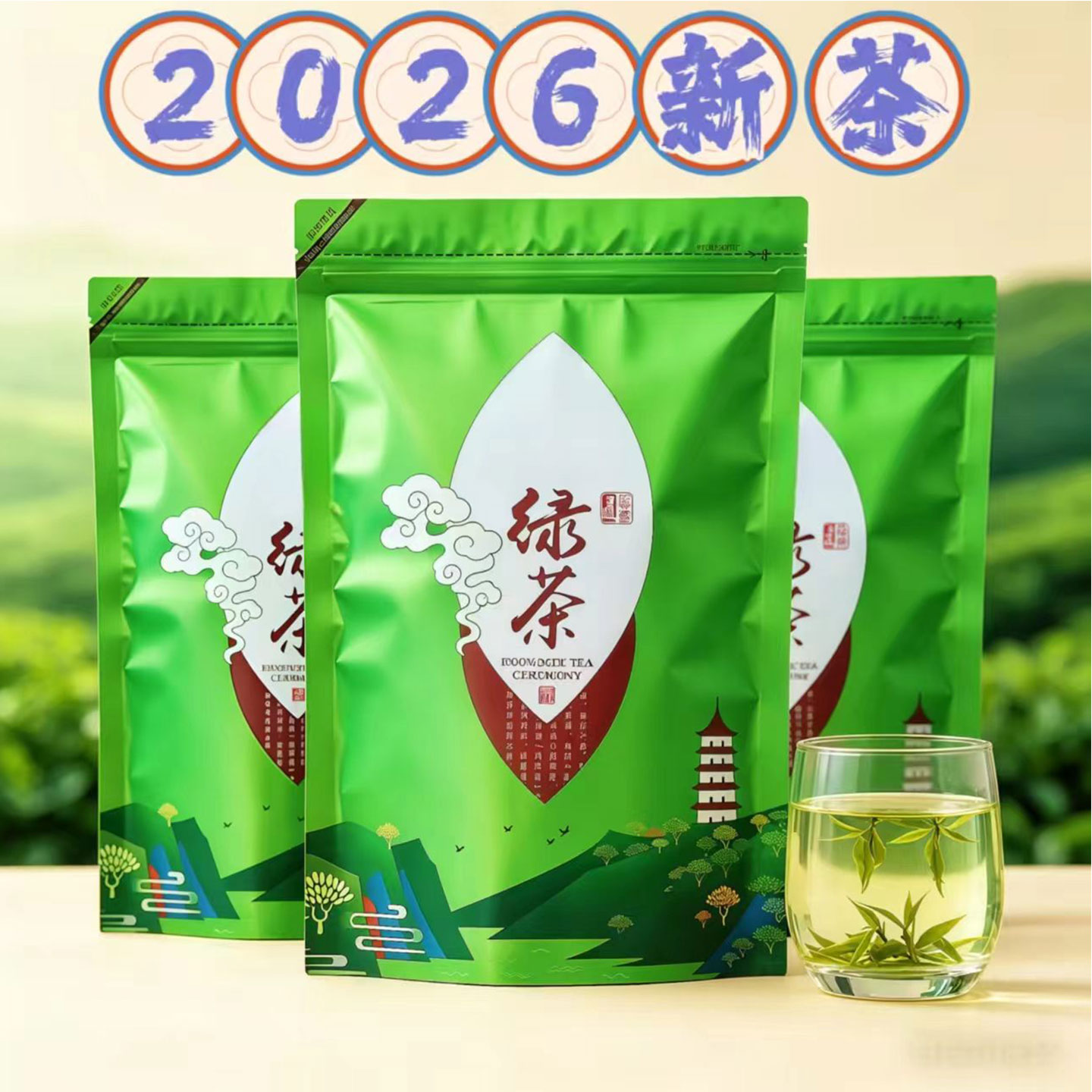 湖北英山云雾绿茶雨前新茶