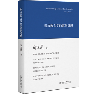 案例进路 北京大学出版 邹兵建 十章十案论述解读 社9787301347300 聚焦社会热点案件 刑法教义学