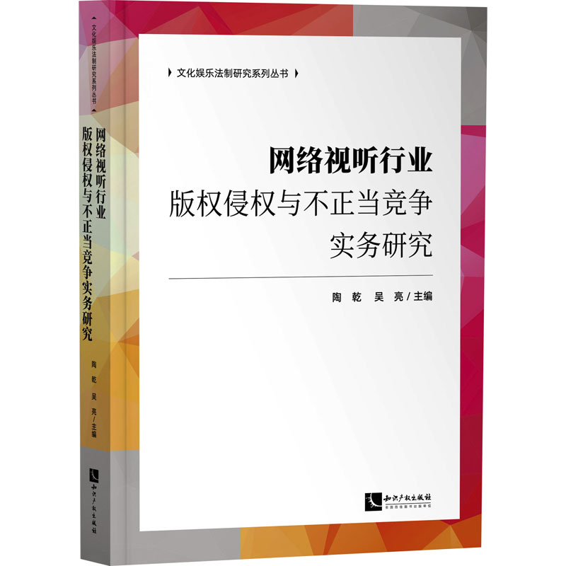 正版现货网络视听行业版权侵权与不正当竞争实务研究知识产权出版社陶乾,吴亮编法律汇编/法律法规