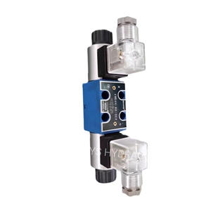 WANERF万尔福迷你液压电磁换向阀4WE4H-60/D24微型小体油压阀4E/J