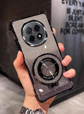 四角防摔带磁吸支架适用于适用oppoF29pro手机壳0pp0F29pro全包简约5g软个性新款女外壳透明电镀f29pro保护套