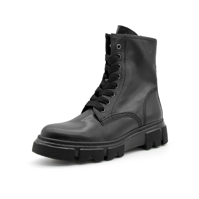 德国Gabor短靴牛皮厚底马丁靴