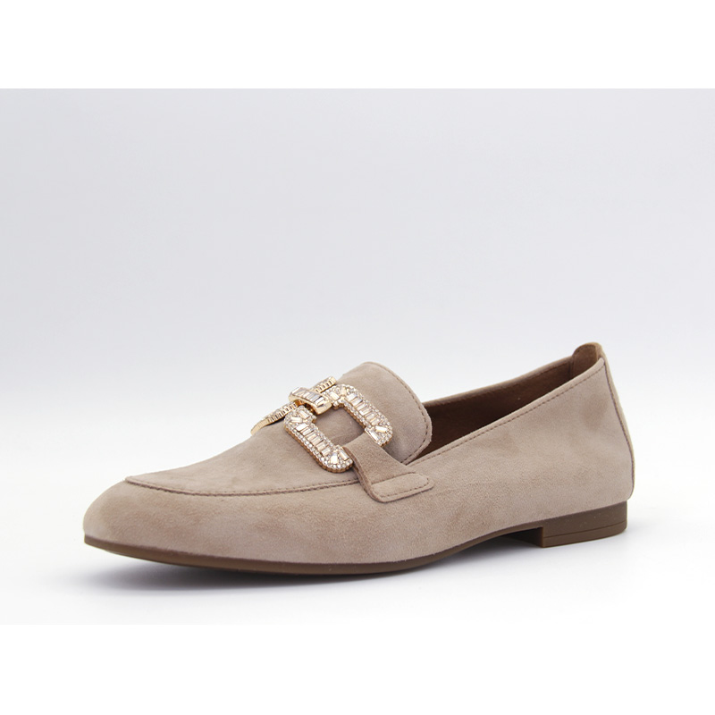 德国Gabor时尚低跟山羊皮乐福鞋