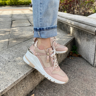 青春运动坡跟休闲鞋 舒适时尚 23710 春夏新款 德国CAPRICE凯蝴蝶女鞋