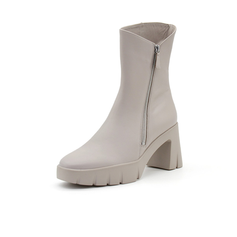 奥地利Hogl高跟防水台时装短靴