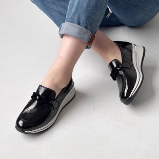 超轻厚底坡跟休闲鞋 牛皮时尚 24301 秋冬新品 德国CAPRICE凯蝴蝶女鞋