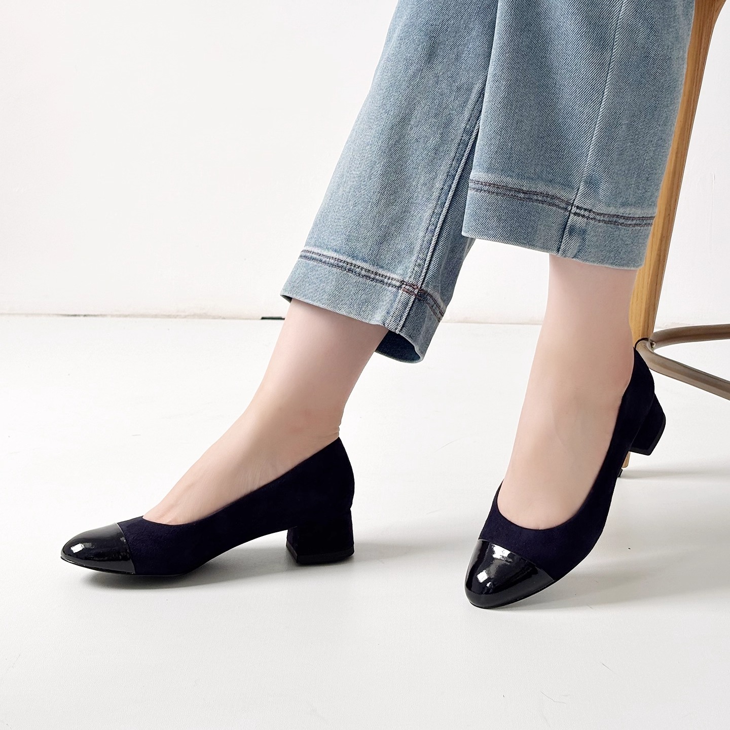 PETERKAISER牛皮优雅中跟单鞋