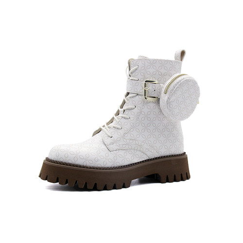 德国ara钥匙包配饰高帮马丁靴