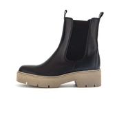 38.5码 德国Gabor嘉宝嘉步女鞋 秋冬牛皮高帮厚底切尔西短靴31.740